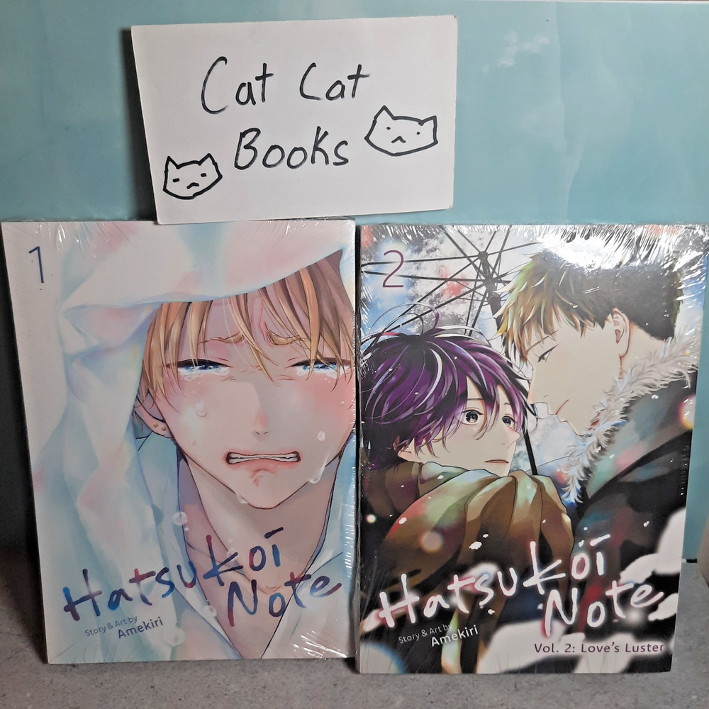📚 Hatsukoi Note Vol. 1-2 Official English Manga Bundle Seven Seas Yaoi